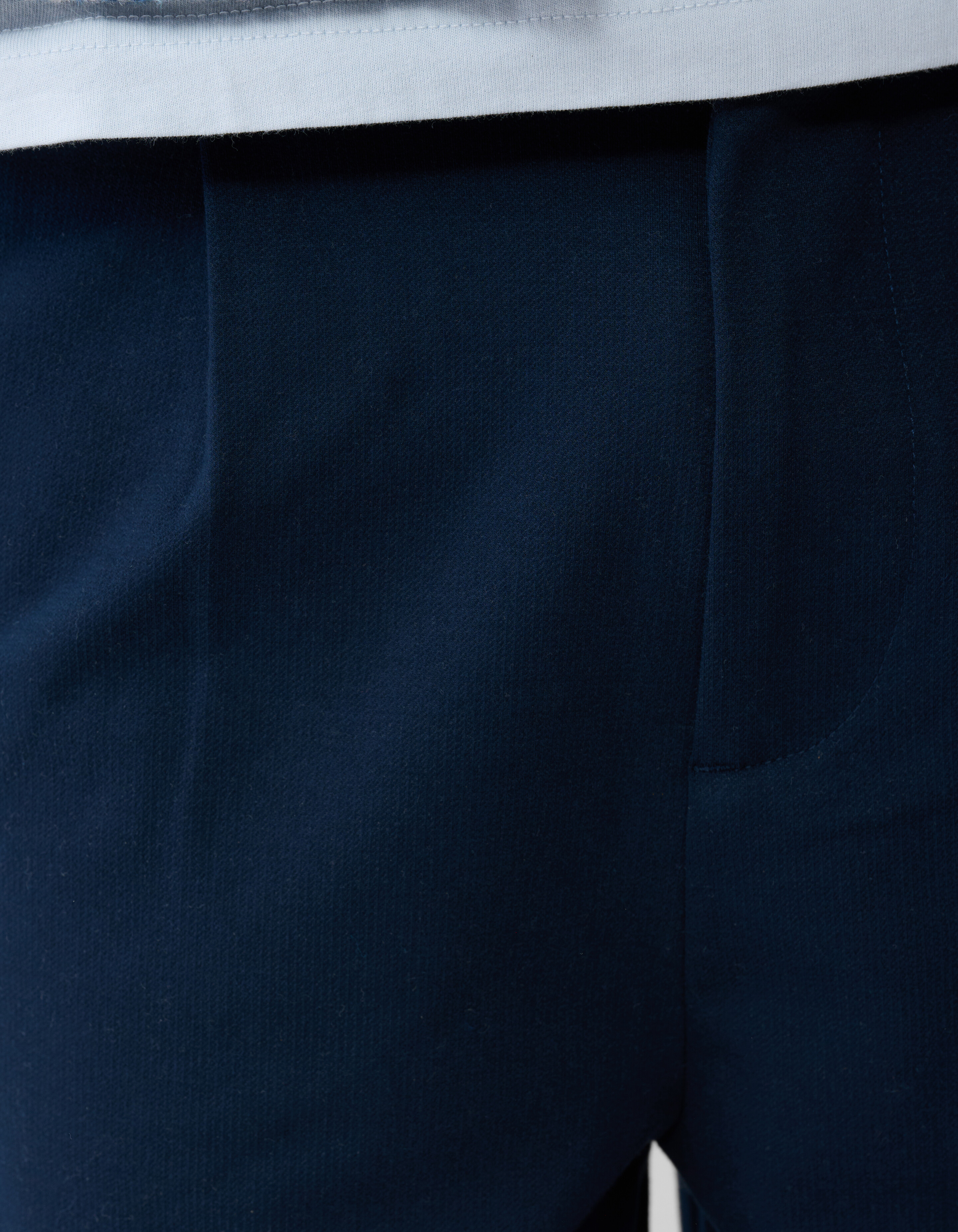 Faltenhose in regul&auml;rer Passform, dunkelblau SHOEBY MEN