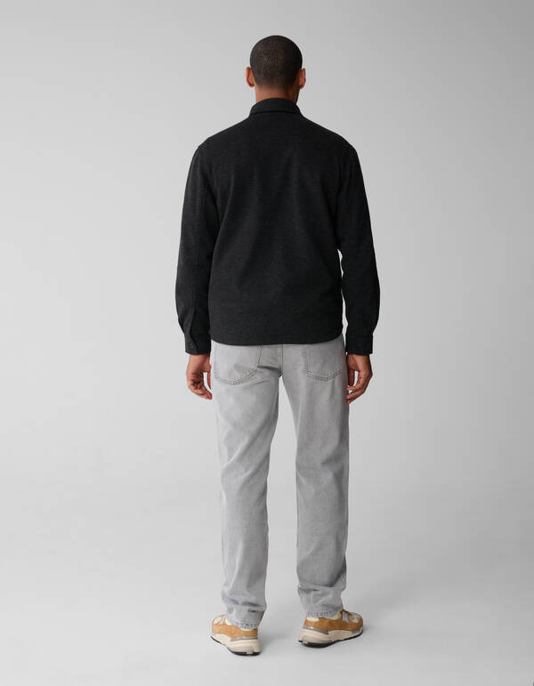 Soft Overshirt Dunkelgrau SHOEBY MEN