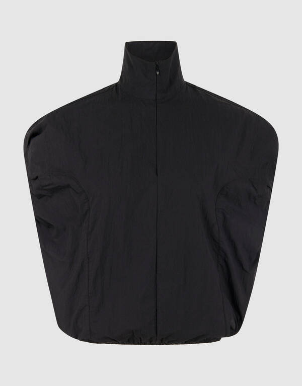 Oversized Balloon Fit Bluse Schwarz SHOEBY WOMEN