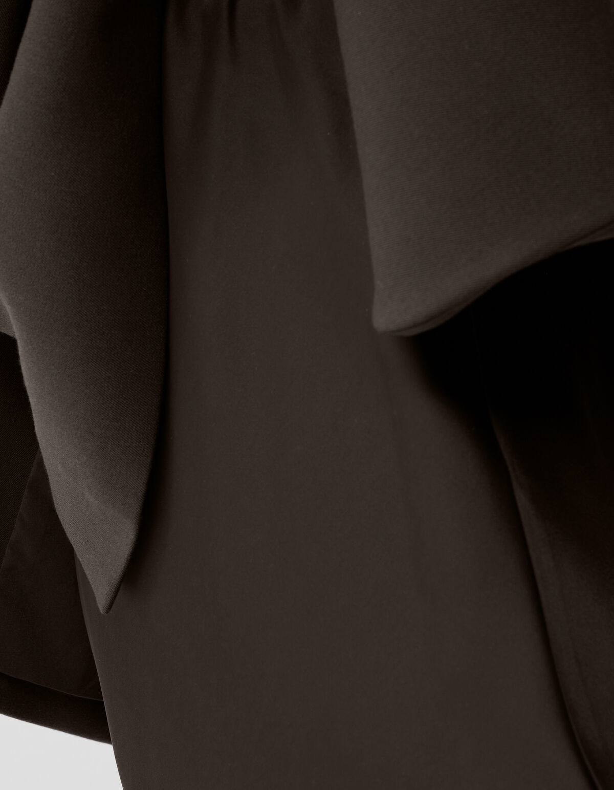 Satten Maxirock Dunkelbraun von Lonneke SHOEBY WOMEN