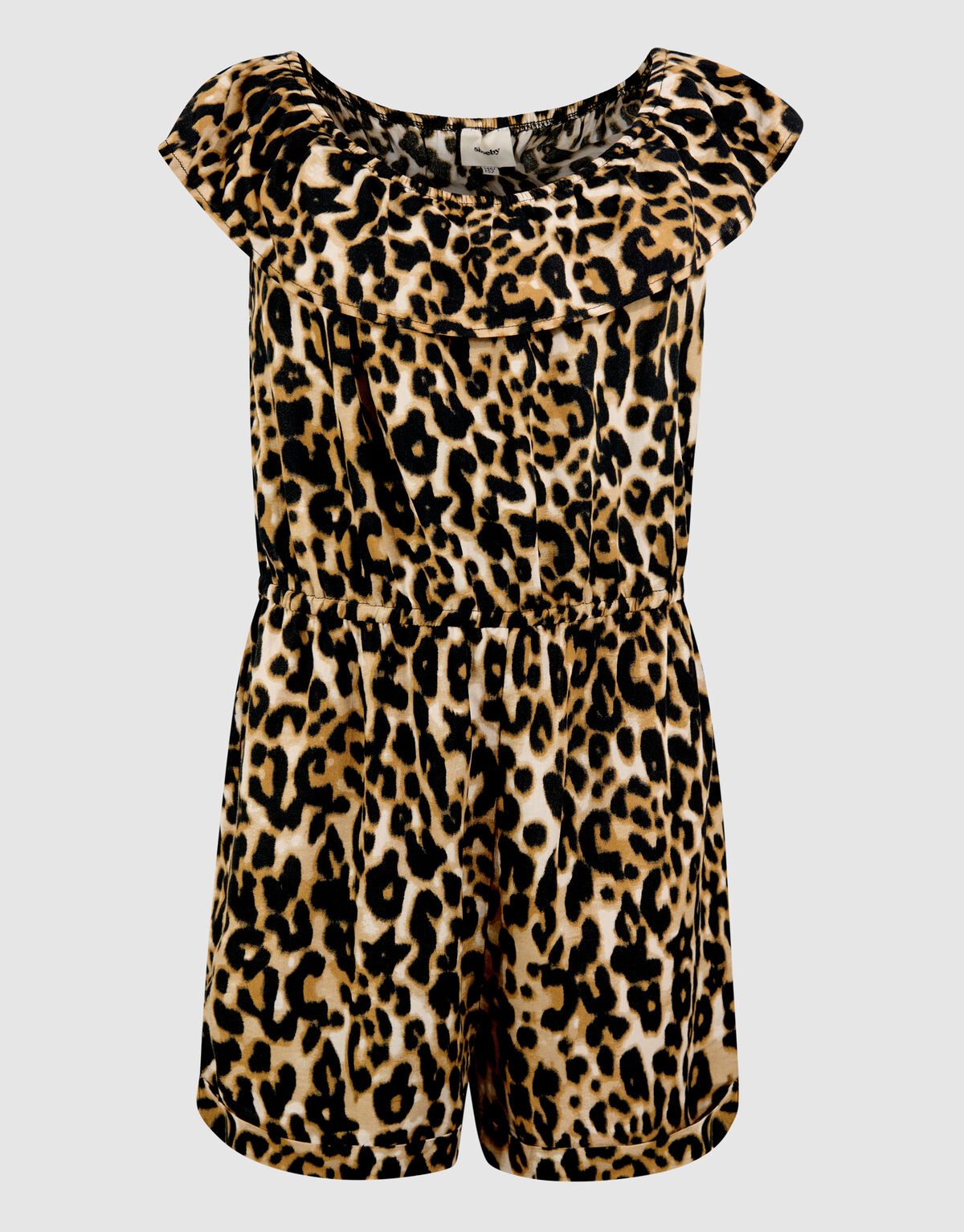 Star Leopard Jumpsuit Hellbraun SHOEBY GIRLS