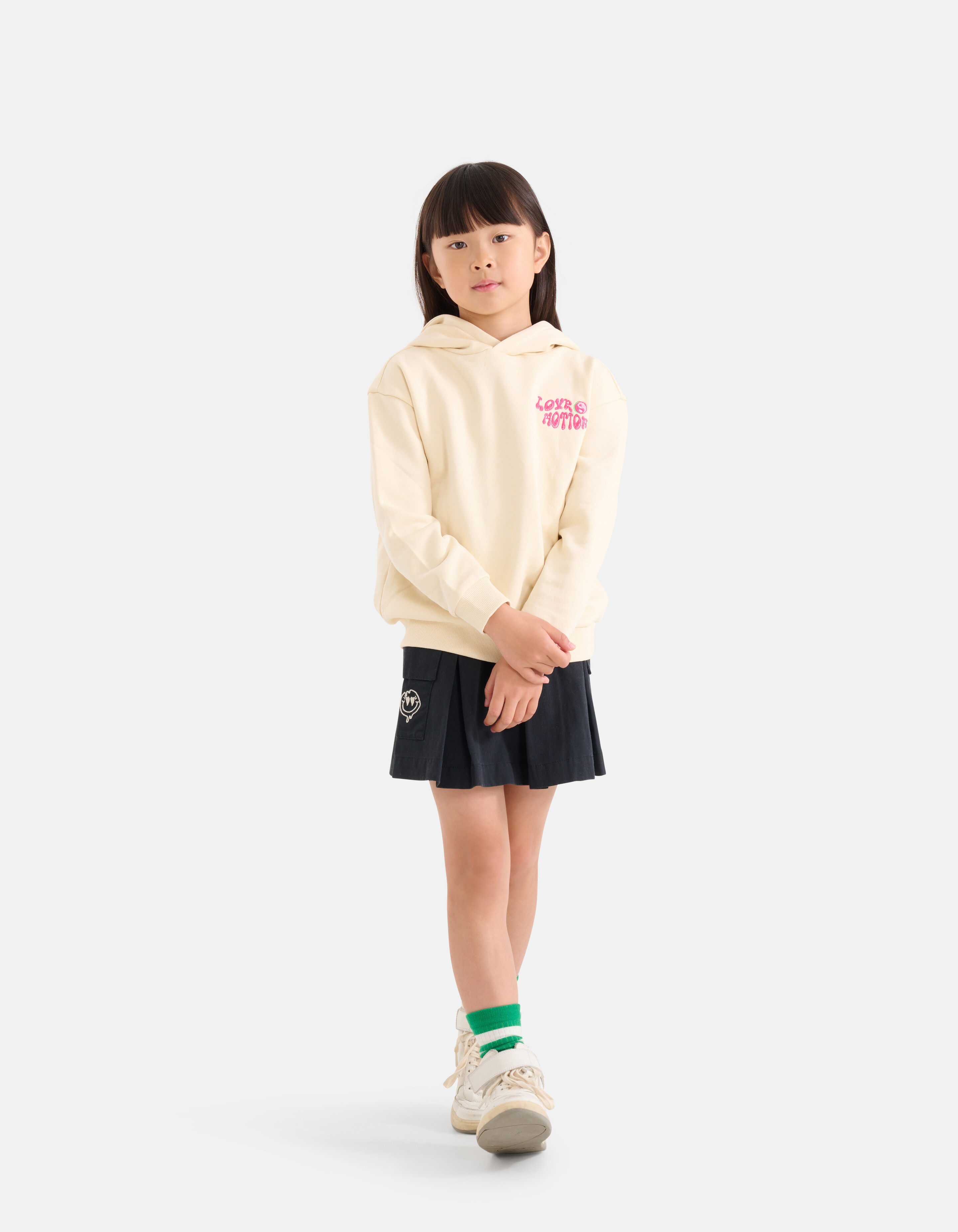 Grafik Hoodie Off White SHOEBY GIRLS