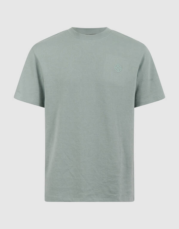 Spark Struktur T-Shirt Hellgr&uuml;n SHOEBY MEN