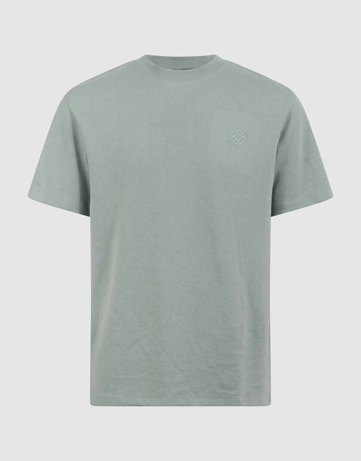 Spark Struktur T-Shirt Hellgr&uuml;n SHOEBY MEN