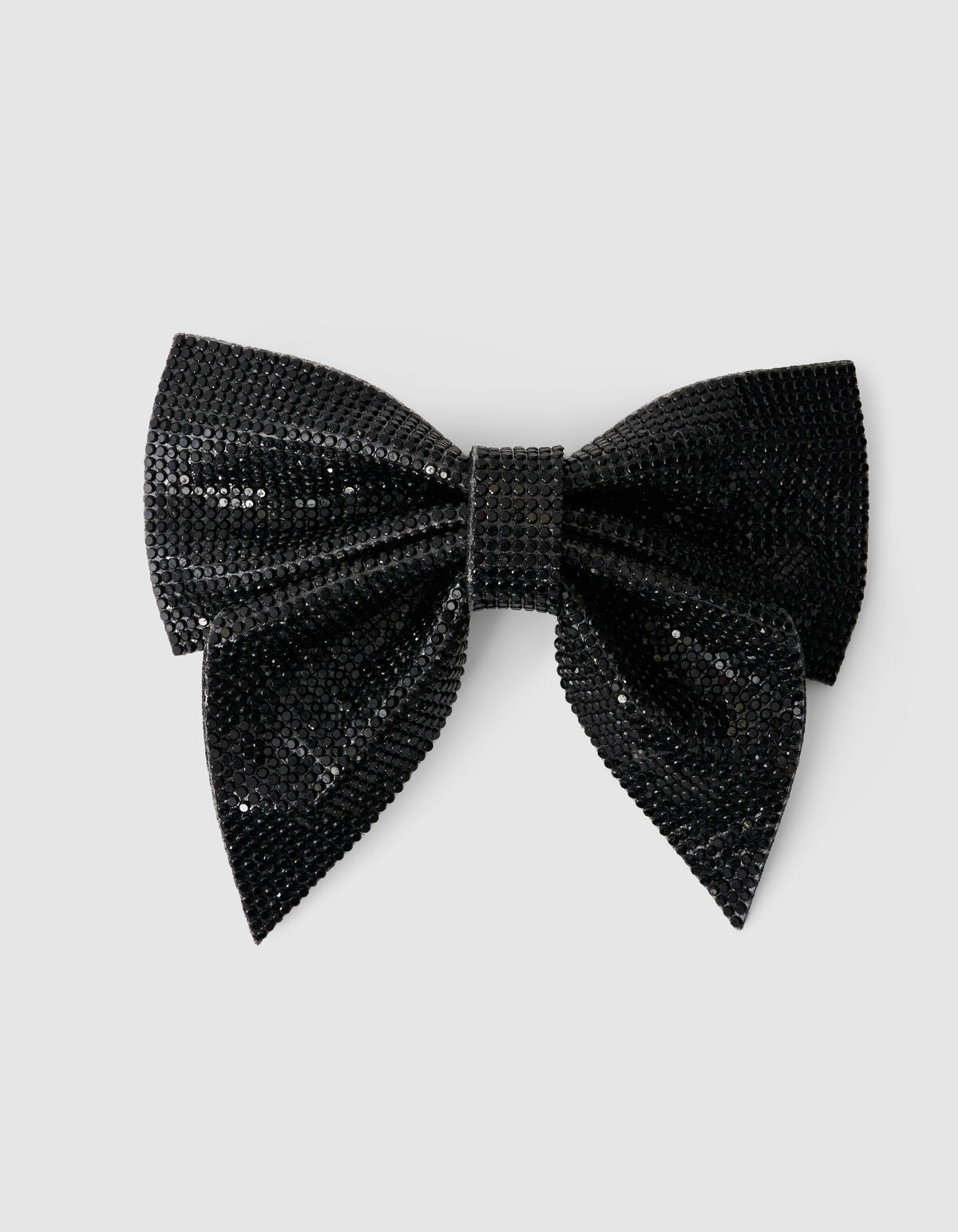 Haarspange mit Strass-Schleife in Schwarz SHOEBY ACCESSOIRES