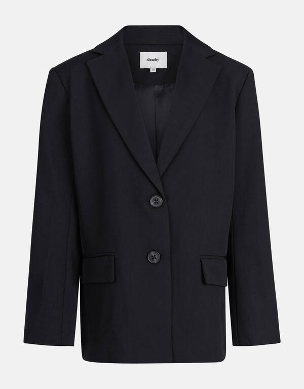 Entspannter Blazer Schwarz SHOEBY GIRLS