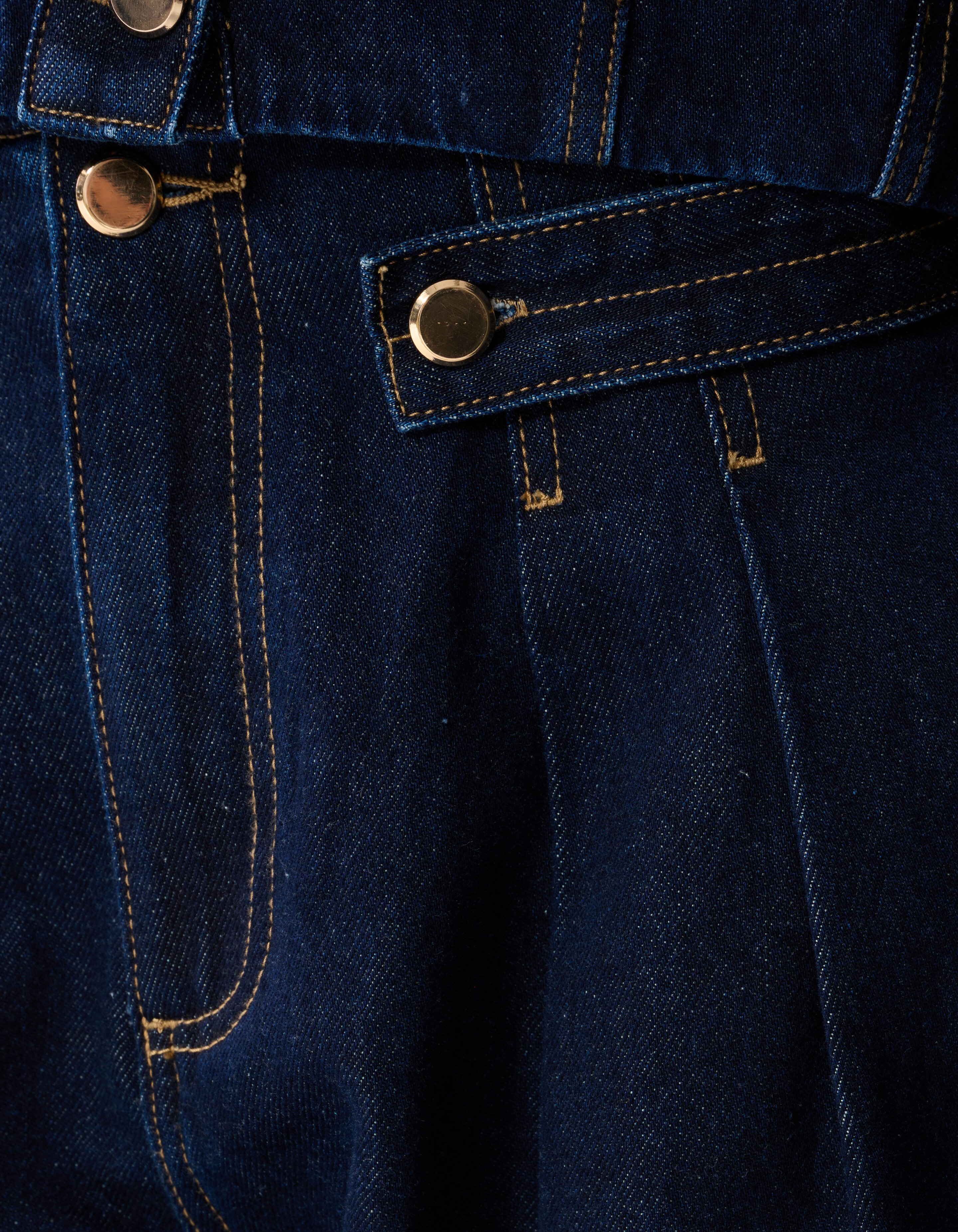 Jeans mit Falten, Knopfleiste und weitem Bein Dun SHOEBY WOMEN