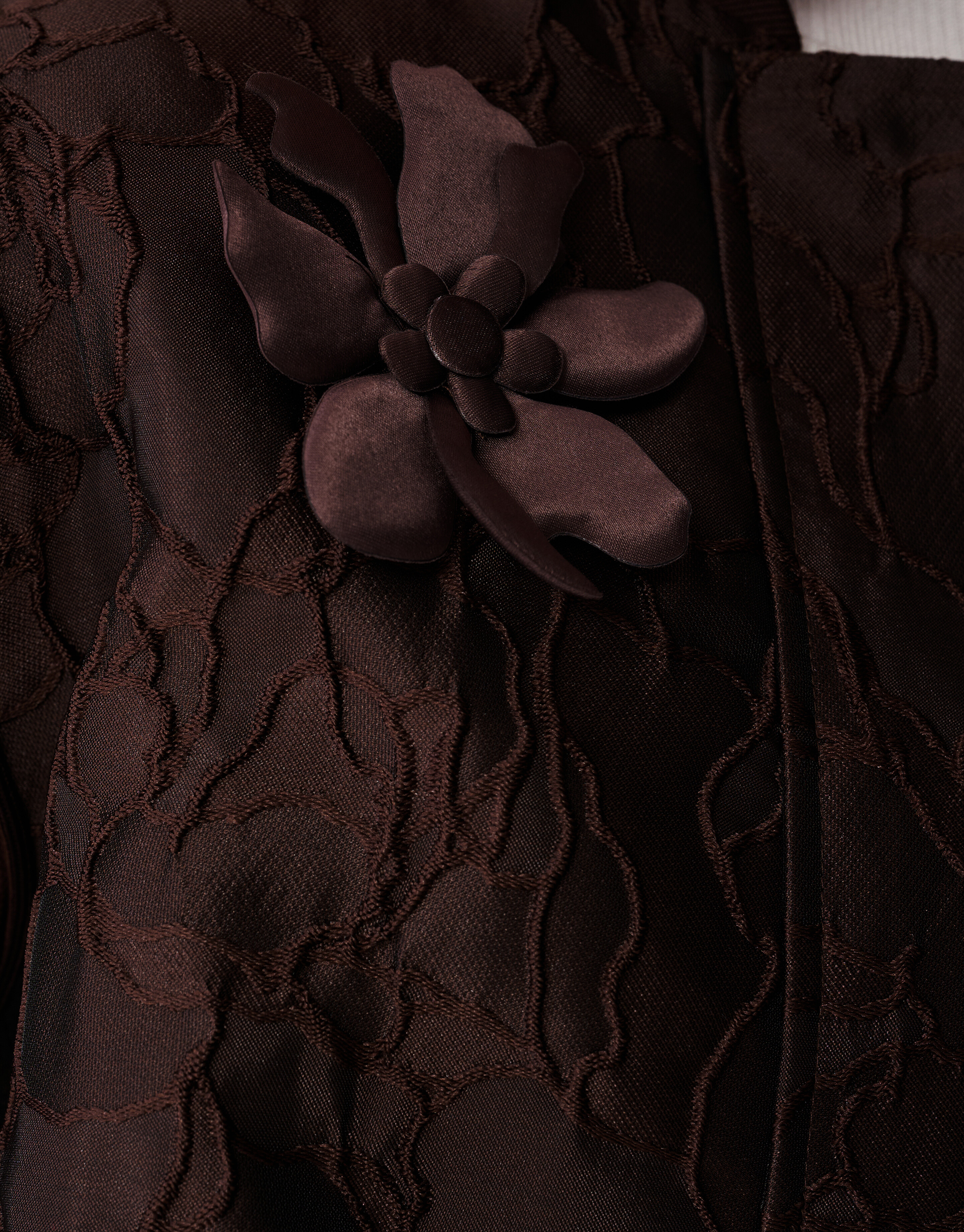 Blumen-Jacquard-Bomber Dunkelbraun SHOEBY WOMEN