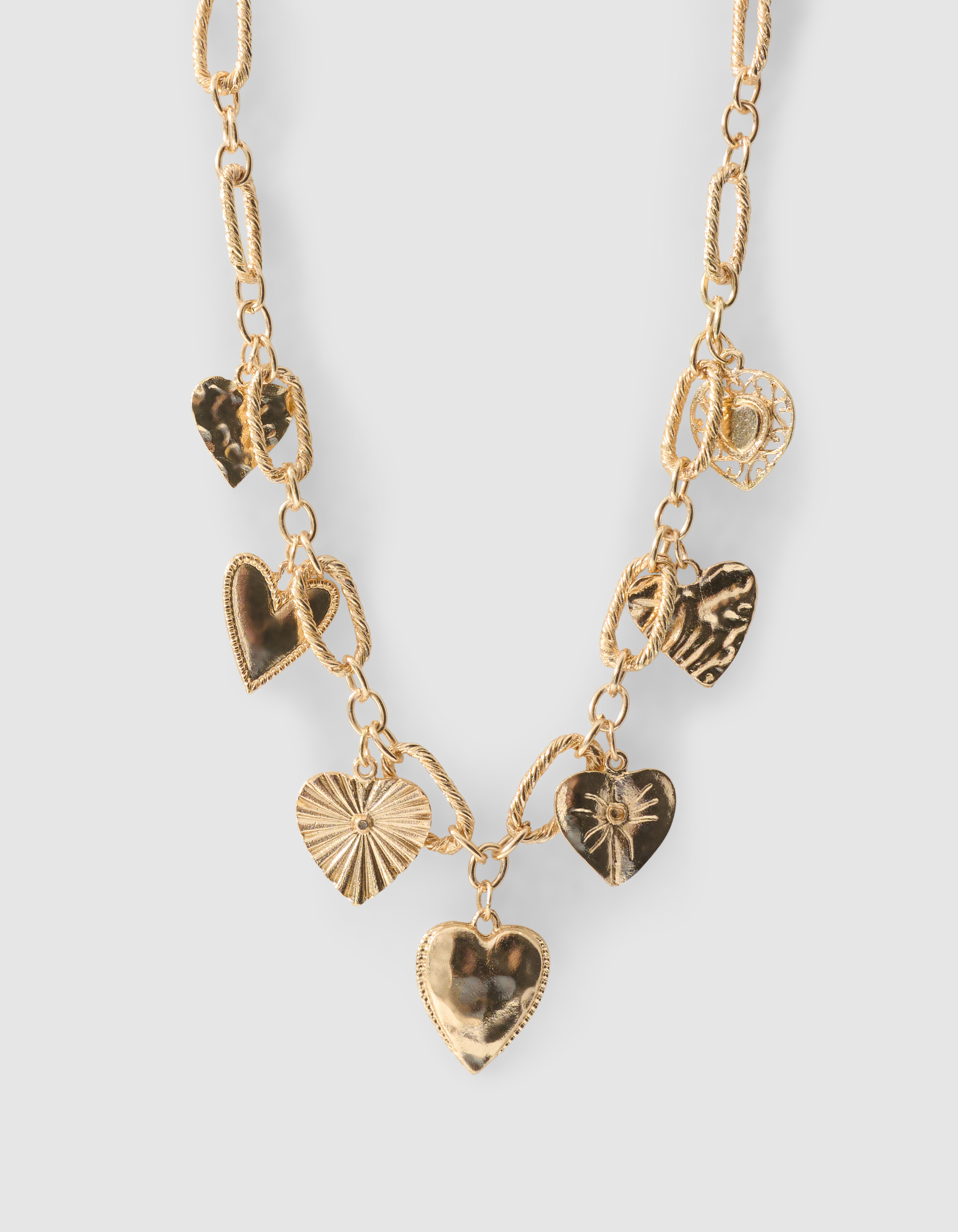 Multi-Herz-Kette Gold SHOEBY ACCESSOIRES