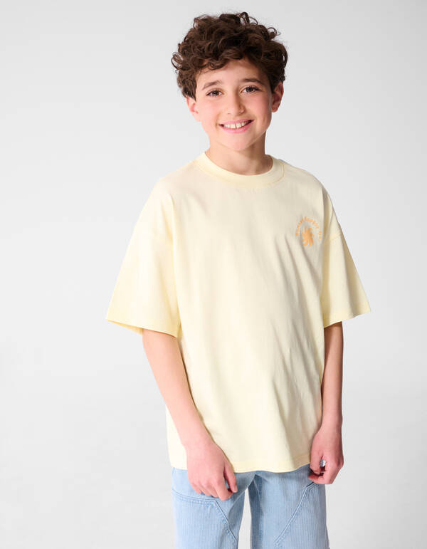 Sunset Artwork T-Shirt Hellgelb SHOEBY BOYS