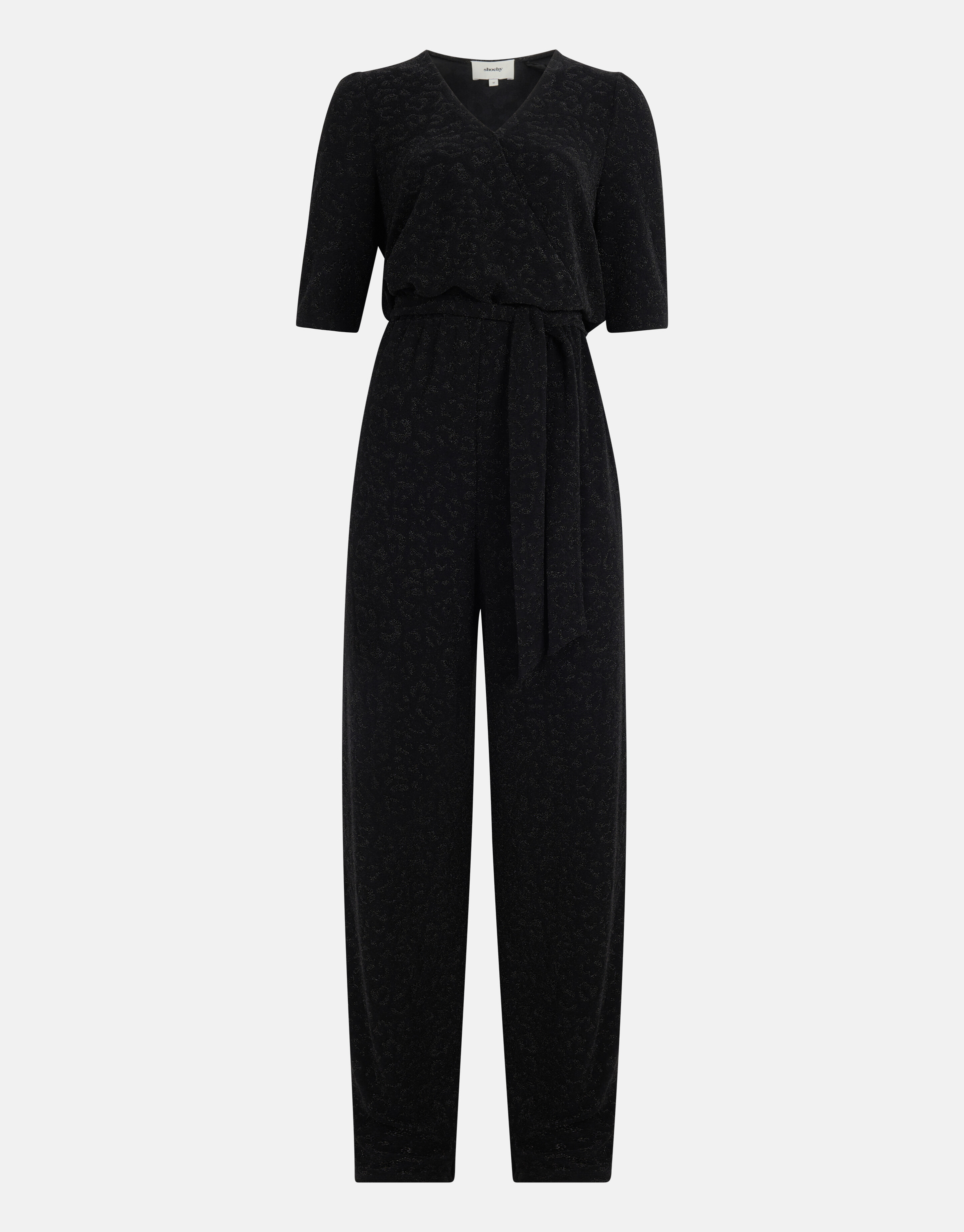 Lurex Jumpsuit Schwarz SHOEBY WOMEN