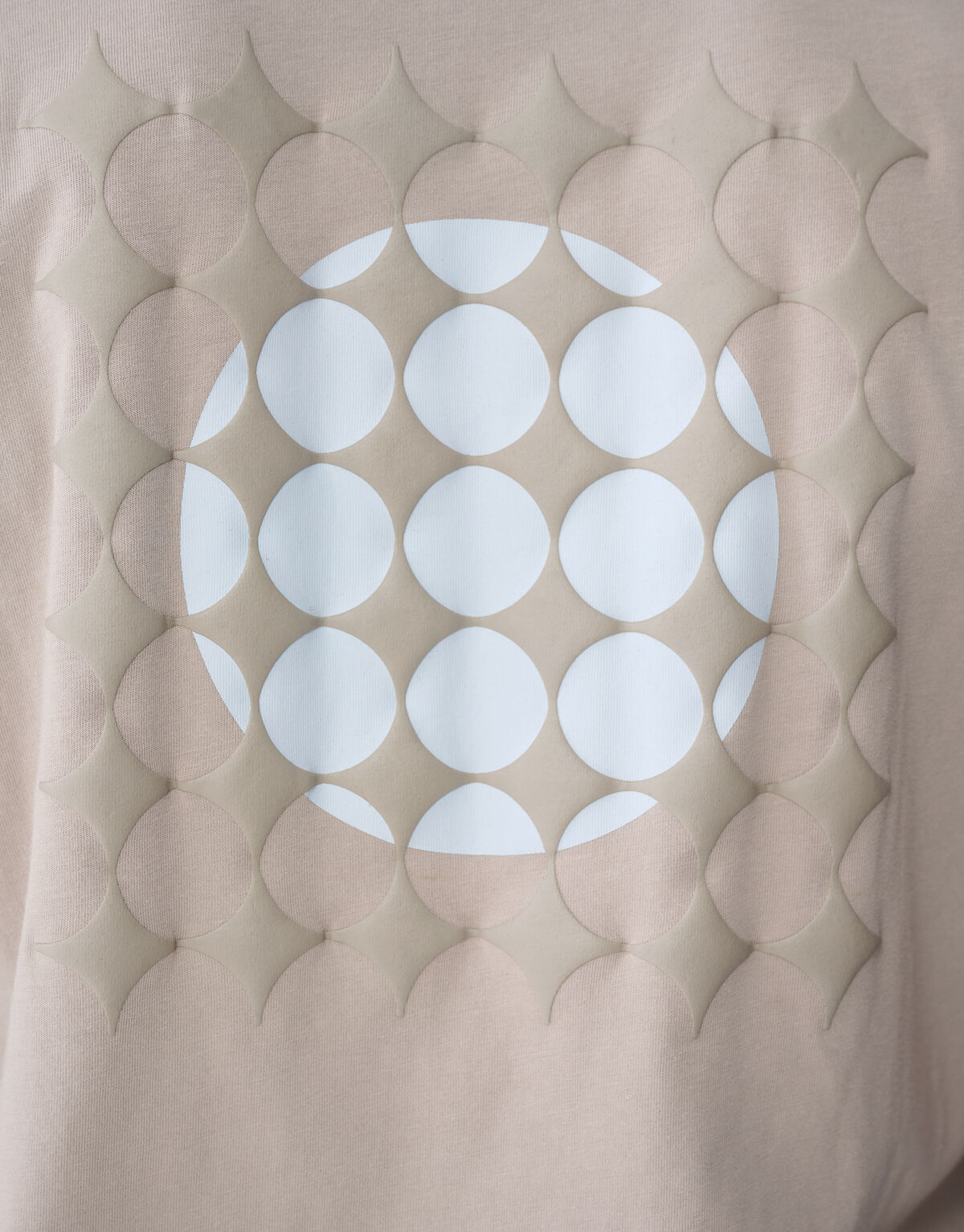 Fading Circle Artwork T-Shirt Hellbraun SHOEBY MEN