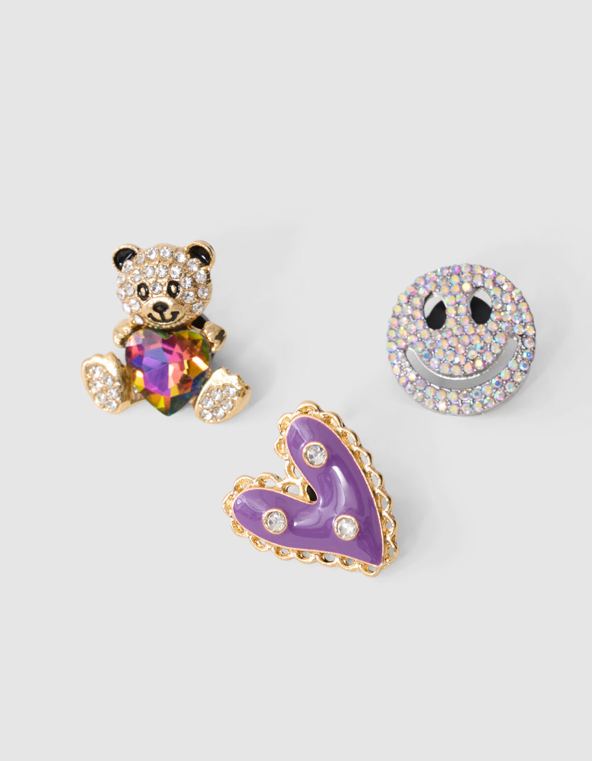 Fantasy-Broschen-Set Lila SHOEBY ACCESSOIRES