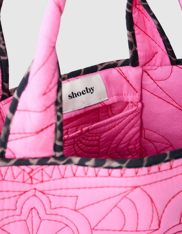 Quilted Mix Tasche Rosa SHOEBY ACCESSOIRES