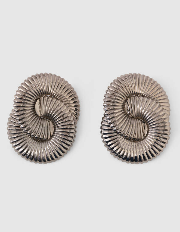 Spiralohrringe Schwarz SHOEBY ACCESSOIRES