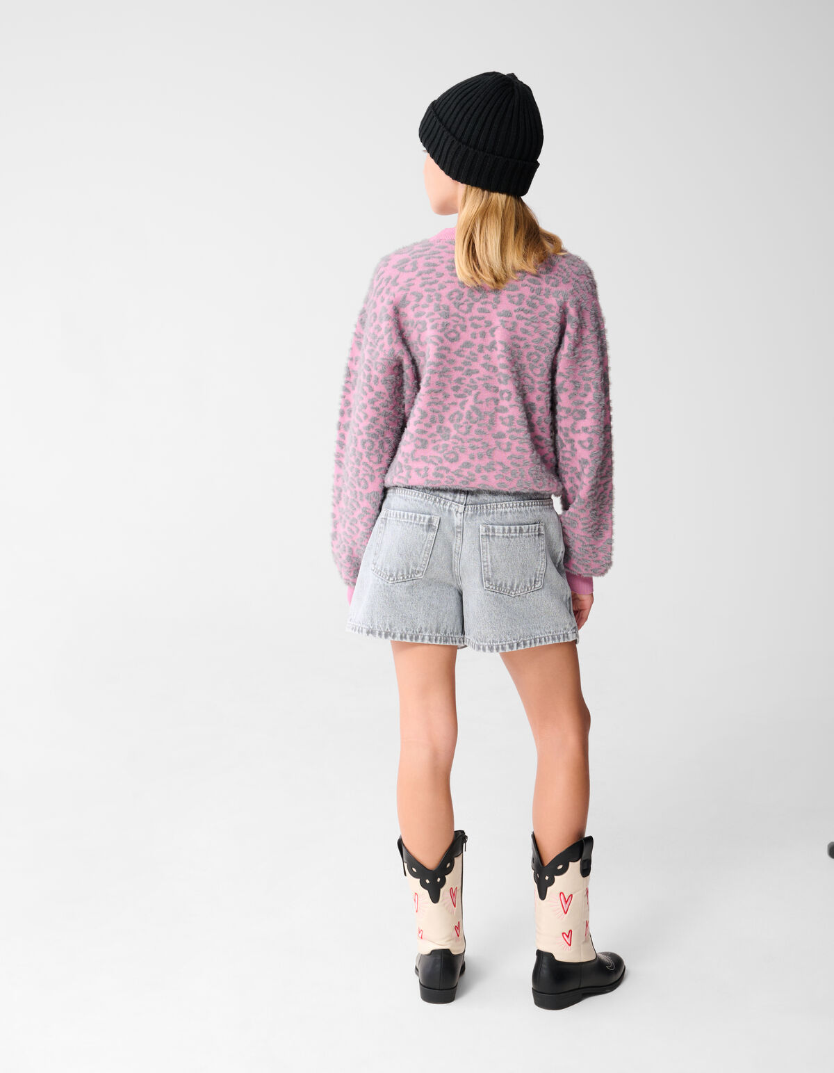 Herz-Wickelrock Hellgrau SHOEBY GIRLS