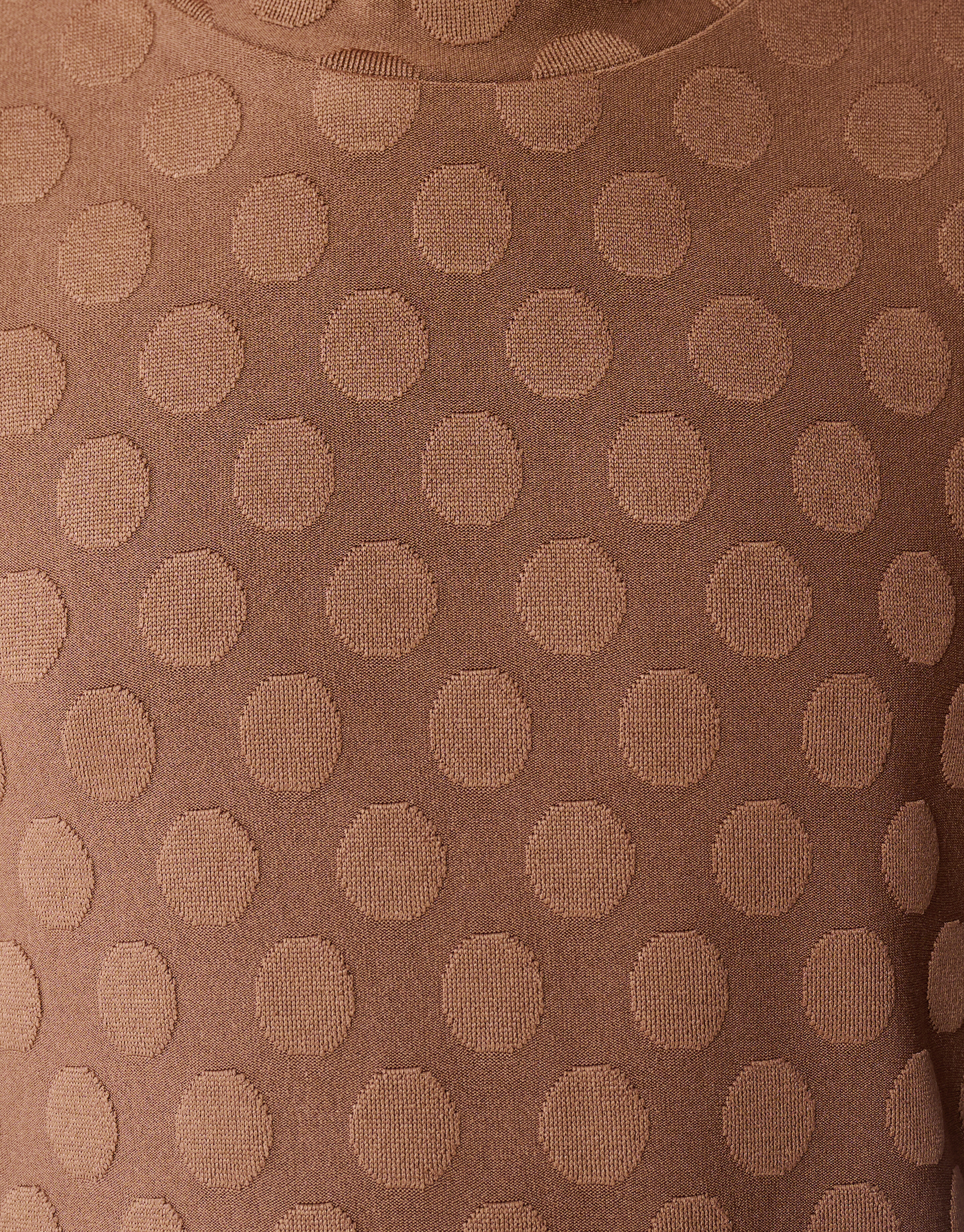 Polkadot Langarmshirt Braun SHOEBY GIRLS