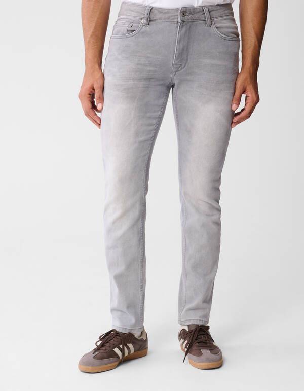 Slim Fit Jeans Hellgrau L32 SHOEBY MEN