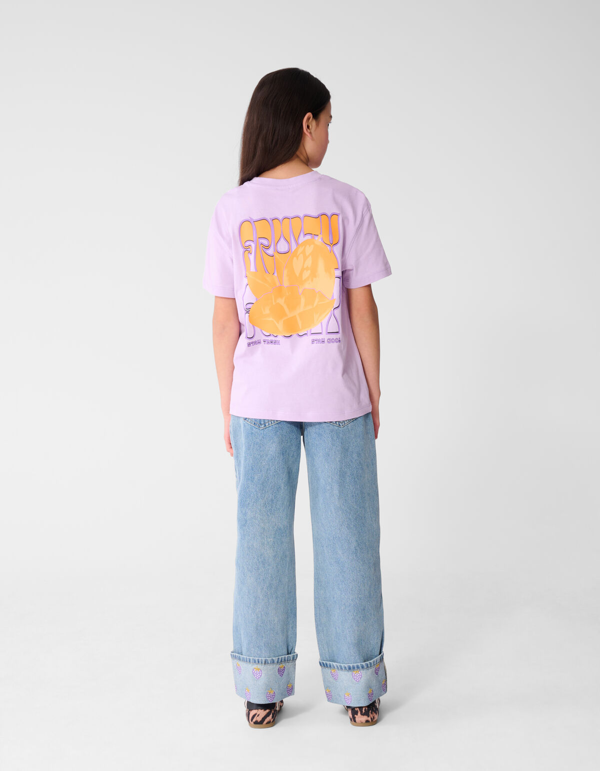 Fruity Artwork T-Shirt Helllila SHOEBY GIRLS