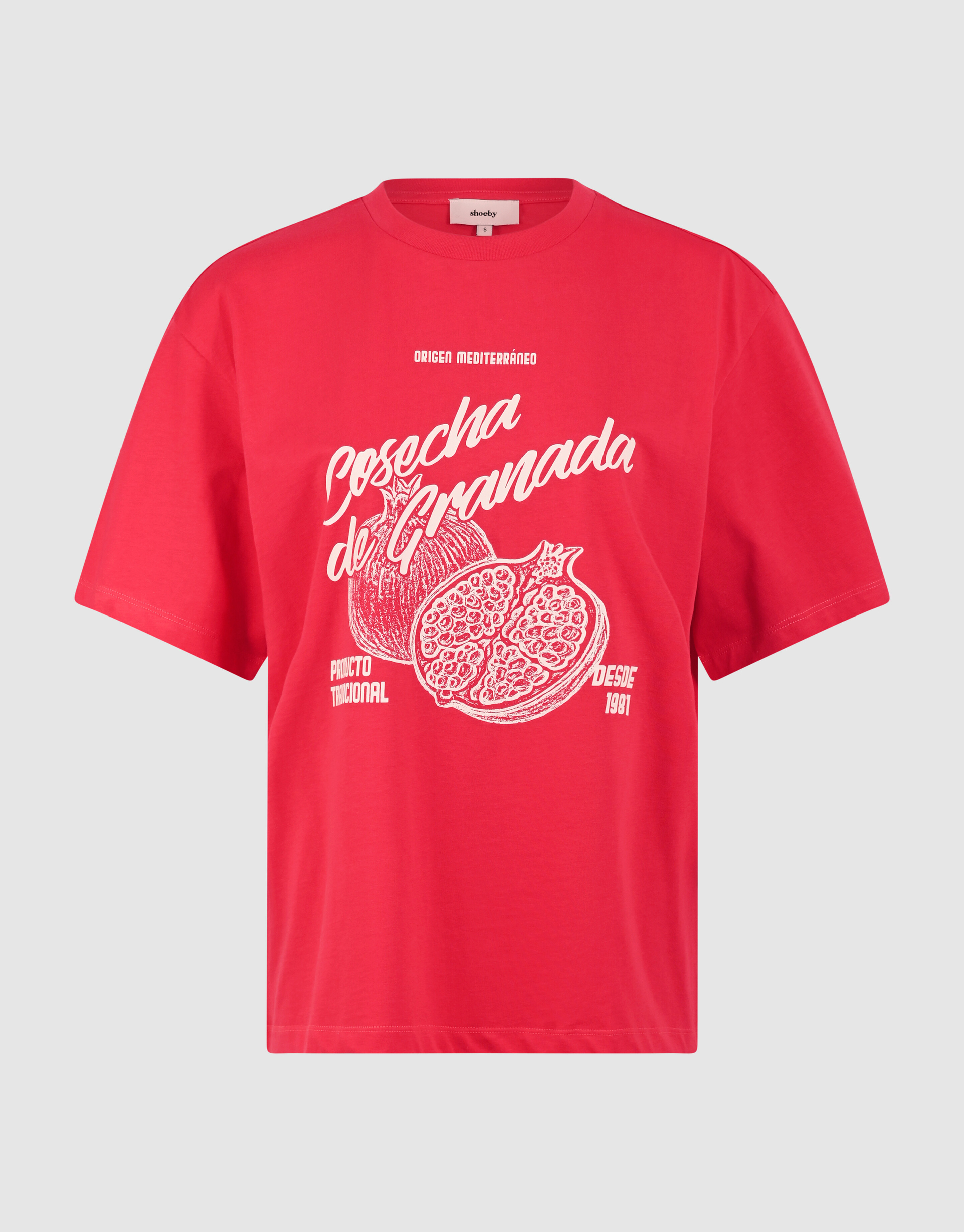 Granada Artwork T-Shirt Rot SHOEBY WOMEN