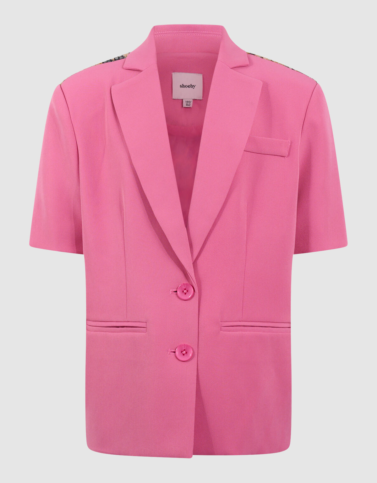 Sequin Leopard Blazer Rosa SHOEBY GIRLS