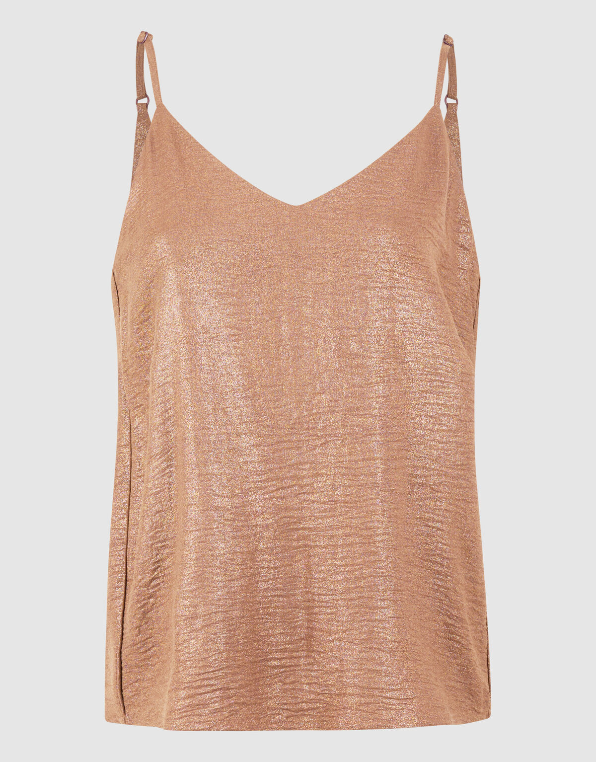 Twist Glitter-Tanktop Braun SHOEBY WOMEN