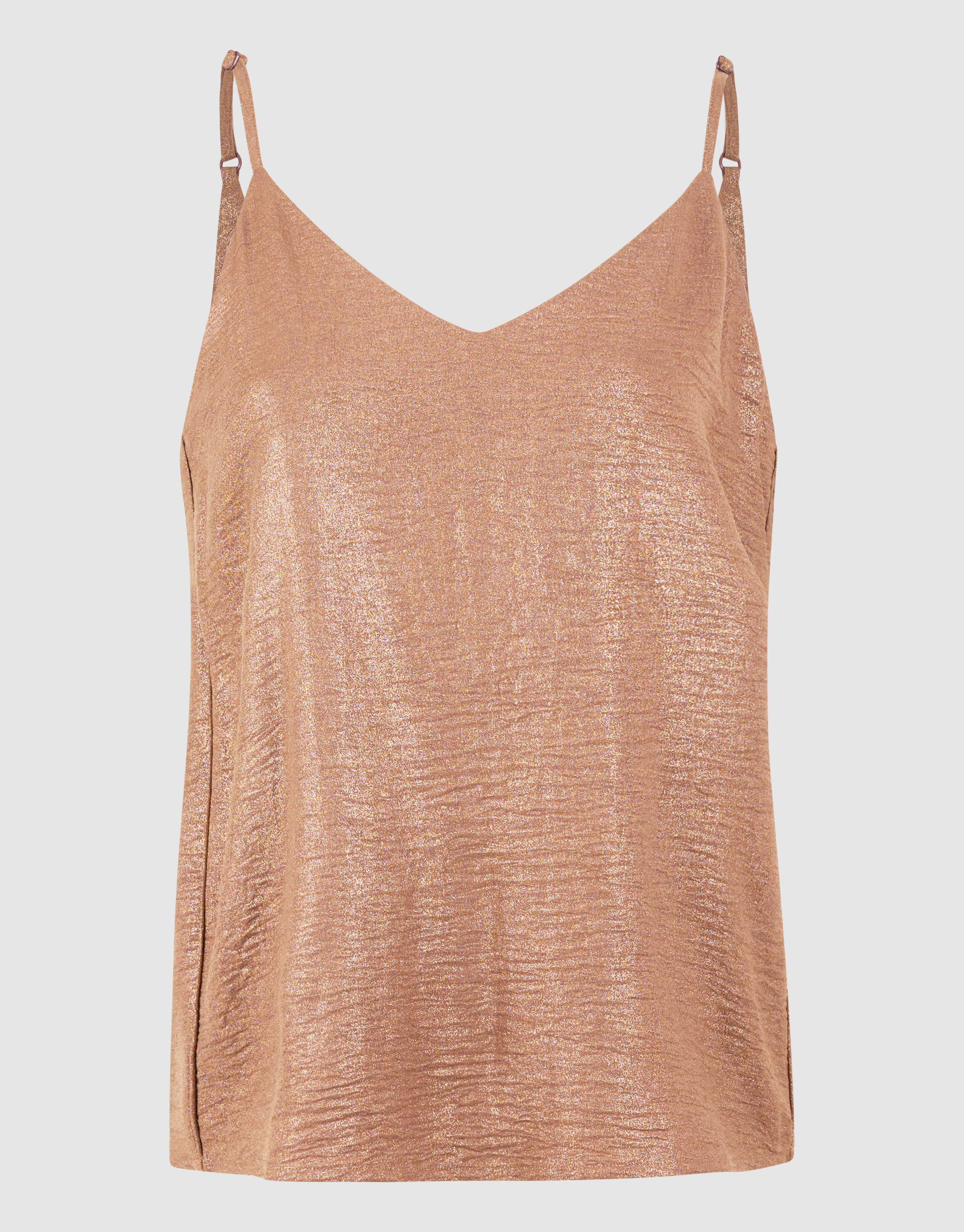 Twist Glitter-Tanktop Braun SHOEBY WOMEN