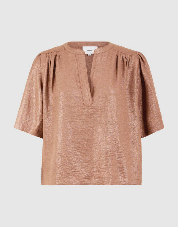 Twist Glitter Top Bruin SHOEBY WOMEN