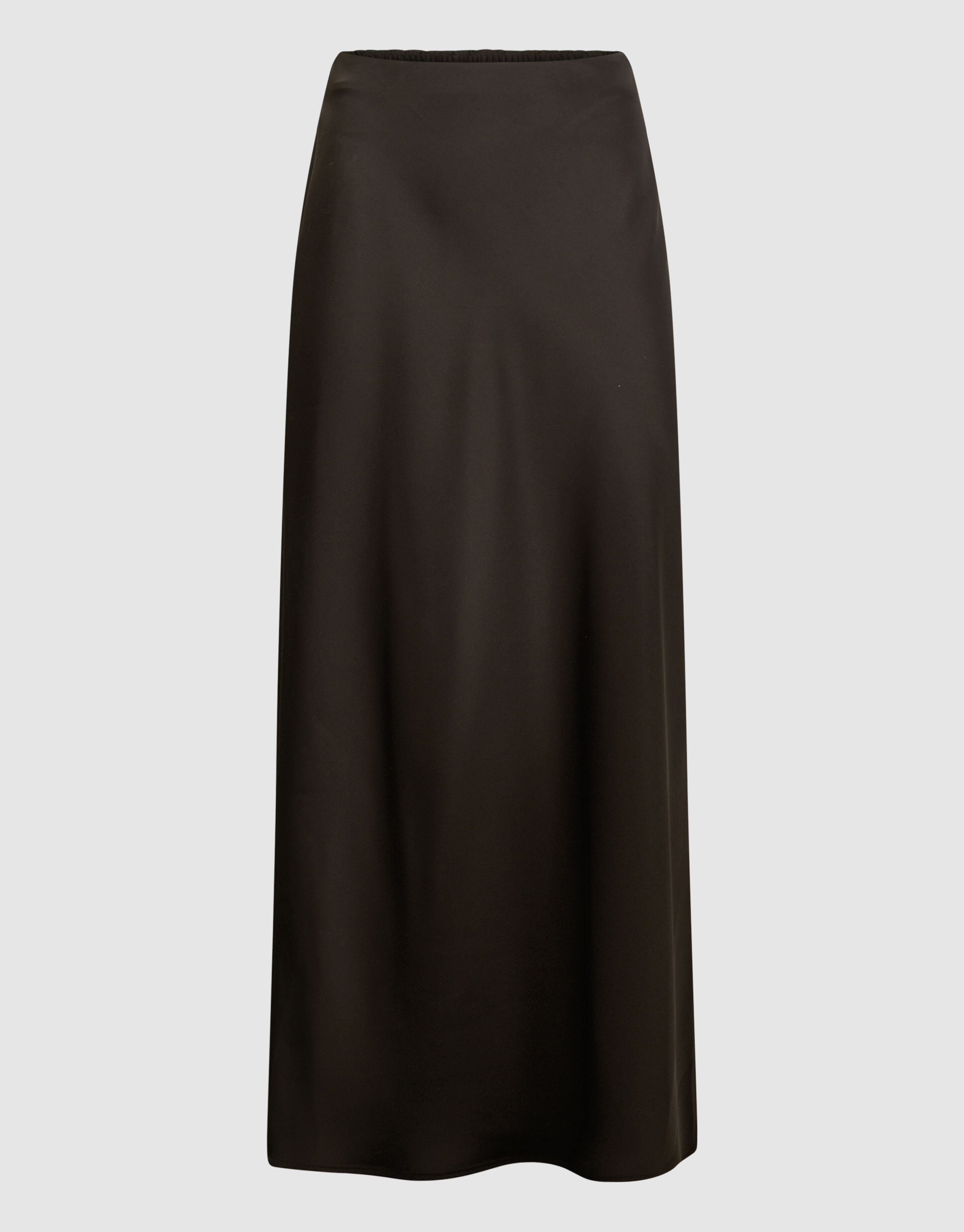Satten Maxirock Dunkelbraun von Lonneke SHOEBY WOMEN
