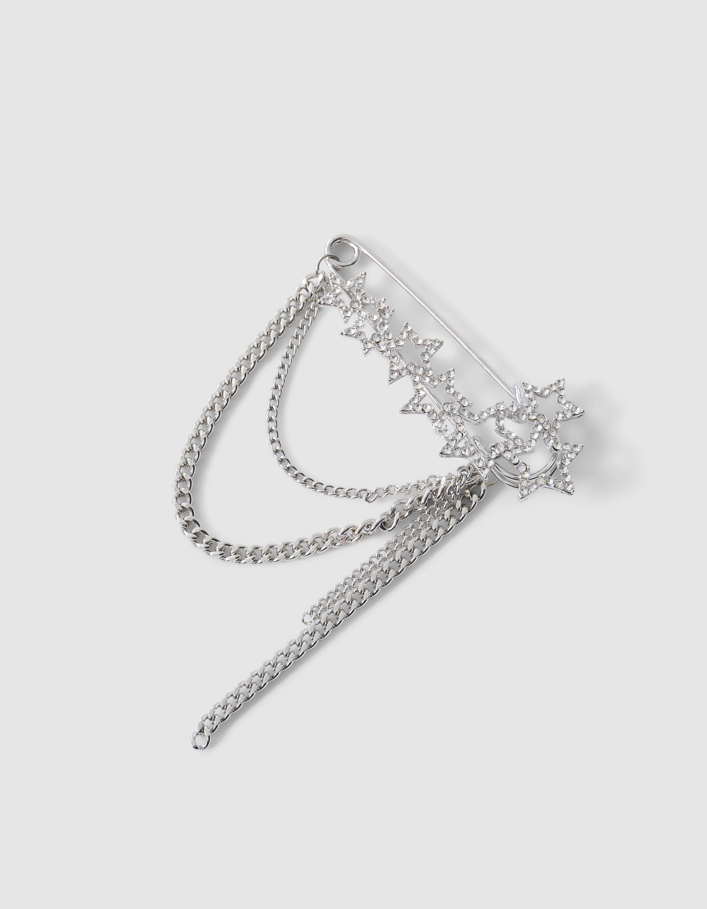 Star Chain Broche Zilver SHOEBY ACCESSOIRES