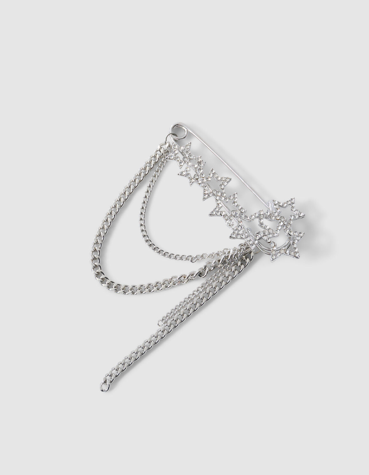 Star Chain Broche Zilver SHOEBY ACCESSOIRES
