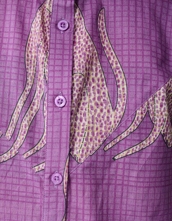 Tiger Ruffle Top Lila SHOEBY GIRLS