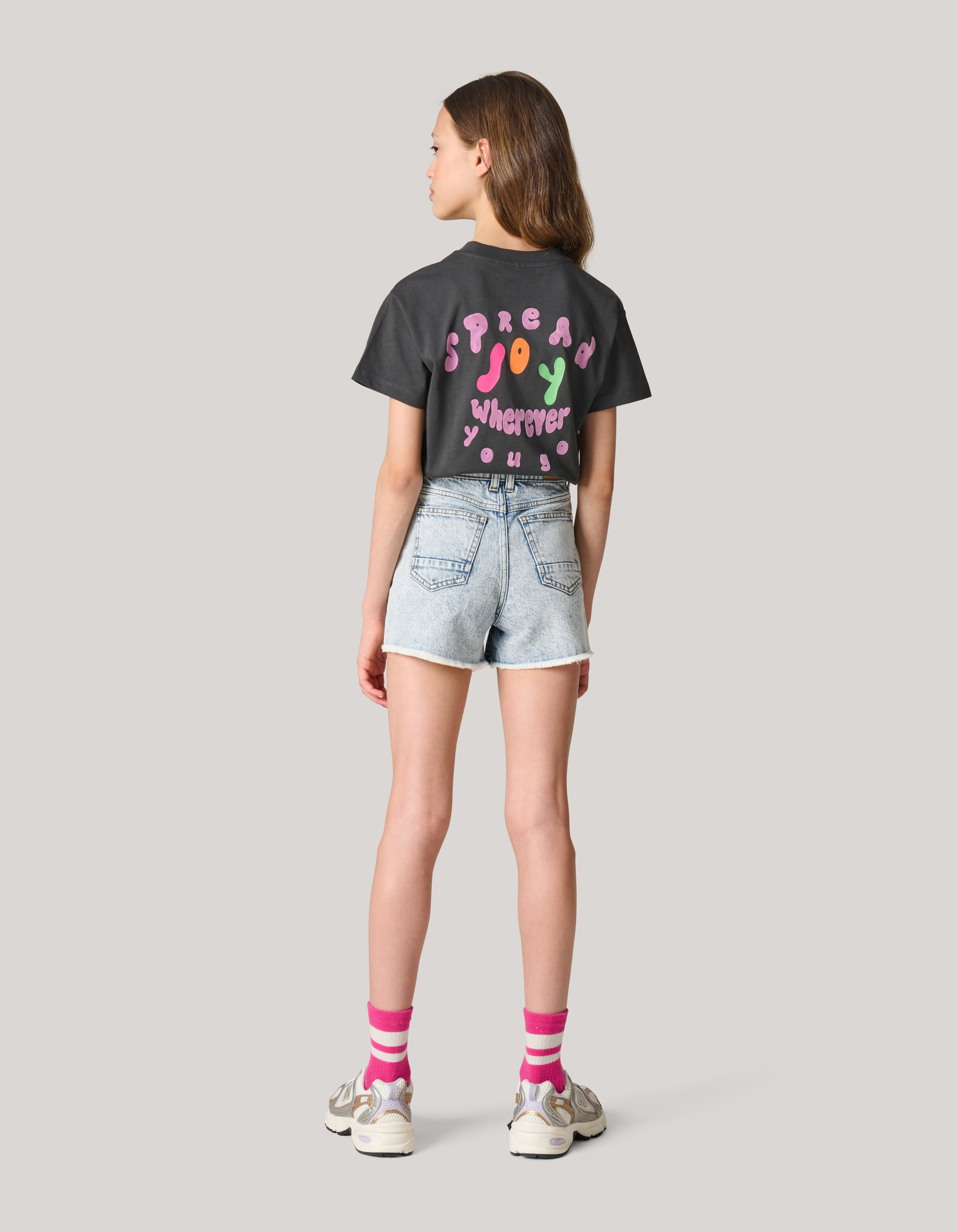 Artwork T-shirt Dunkelgrau SHOEBY GIRLS