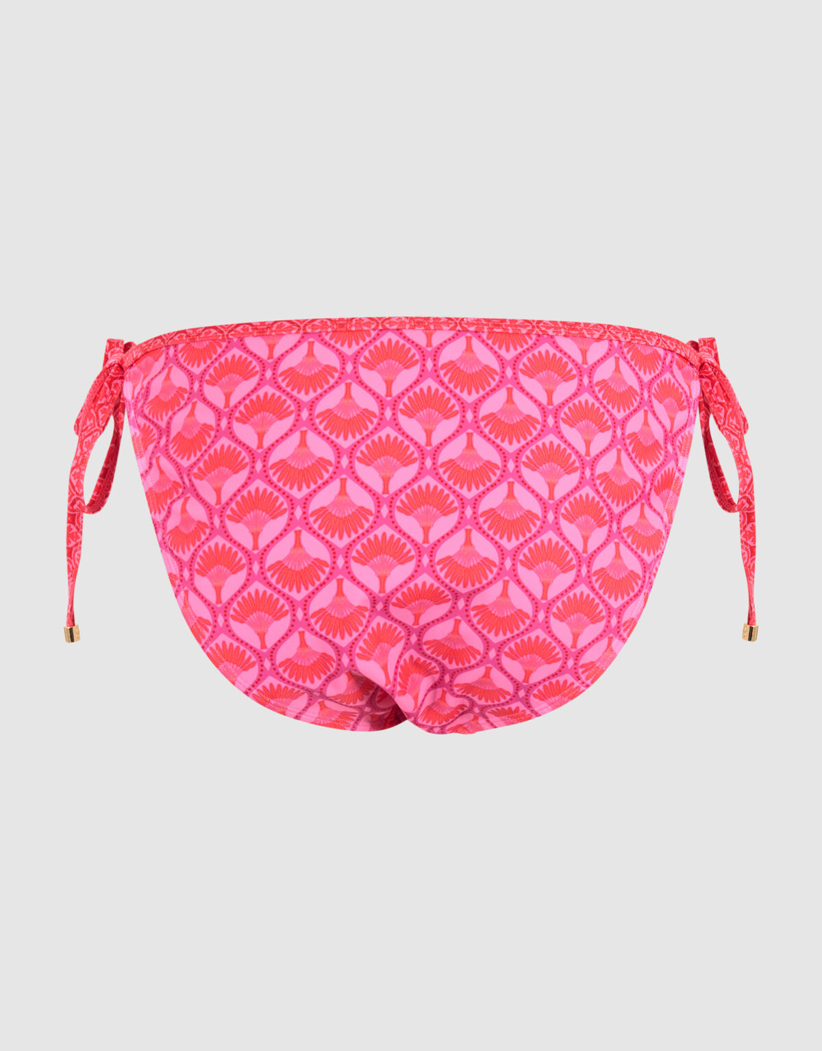 Bedrucktes Rüschen-Bikini-Unterteil Rosa SHOEBY ACCESSOIRES
