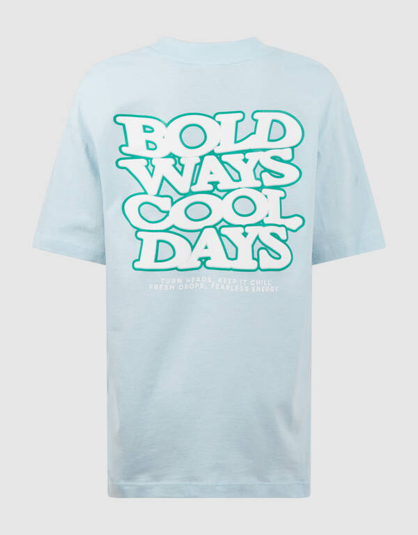 Bold Days Artwork T-Shirt Hellblau SHOEBY BOYS