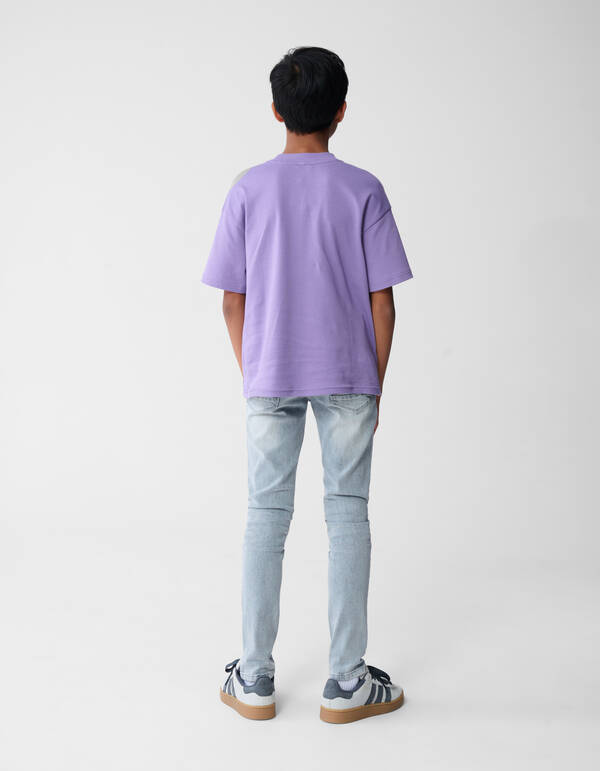 Tapered Fit Jeans Grau SHOEBY BOYS