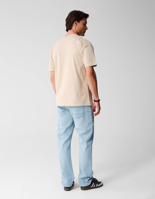 Straight Fit Jeans Gebleicht L32 SHOEBY MEN