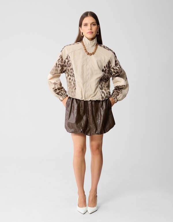 Sportlicher Leopard-Mix Jack Beige SHOEBY WOMEN