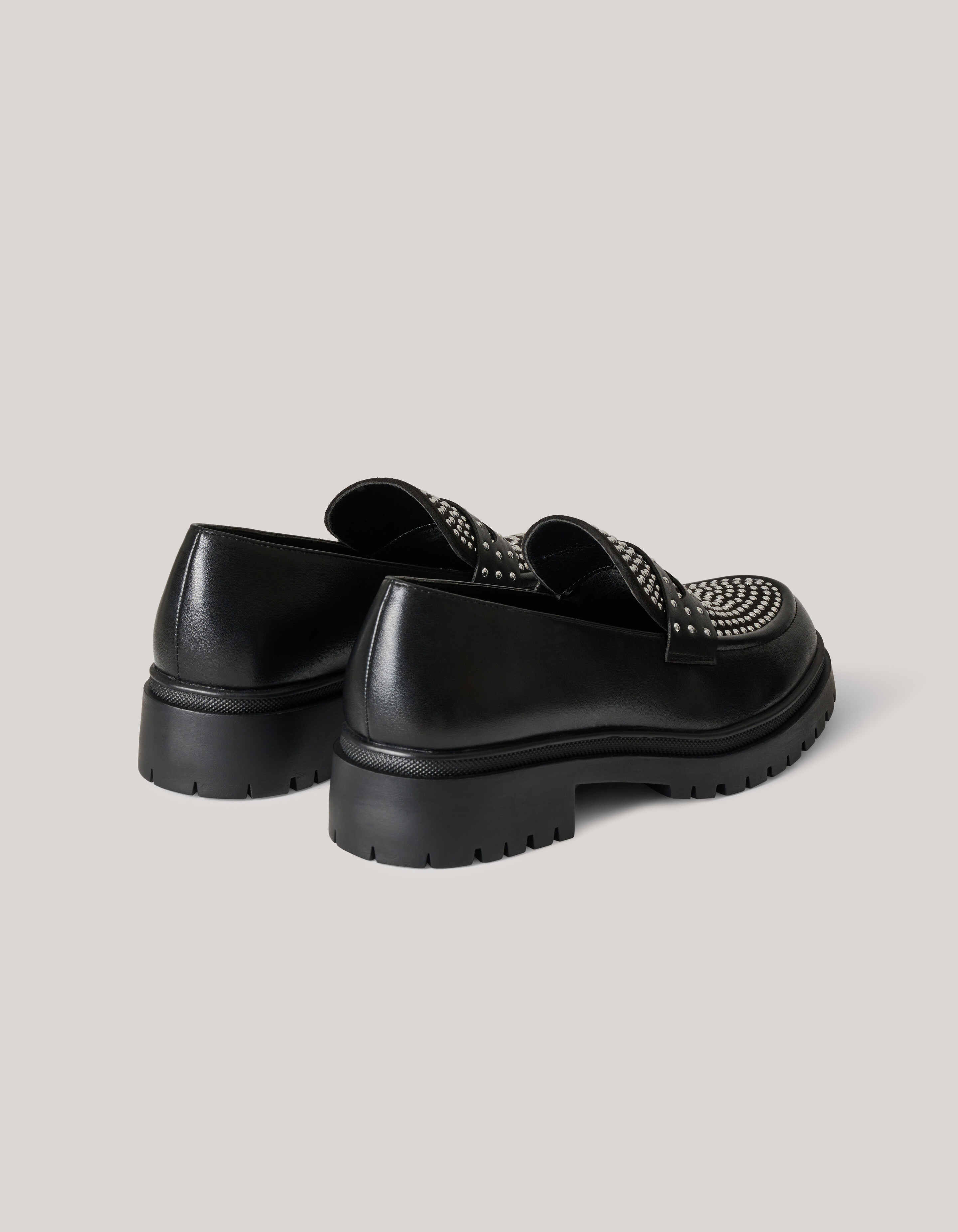 Nieten-Loafer Schwarz SHOEBY SHOES