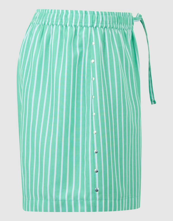 Pinstripe Nieten Kurz Gr&uuml;n SHOEBY GIRLS