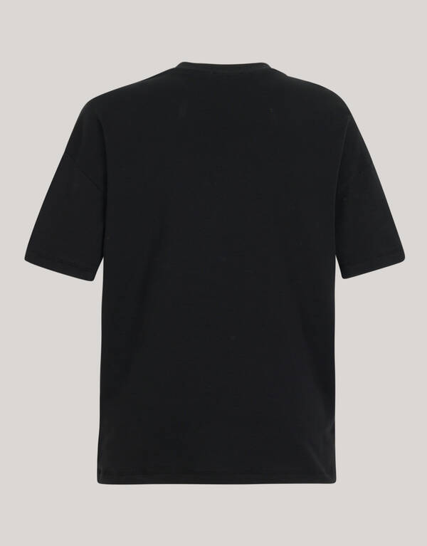 Basic-T-Shirt in &Uuml;bergr&ouml;&szlig;e Schwarz SHOEBY WOMEN