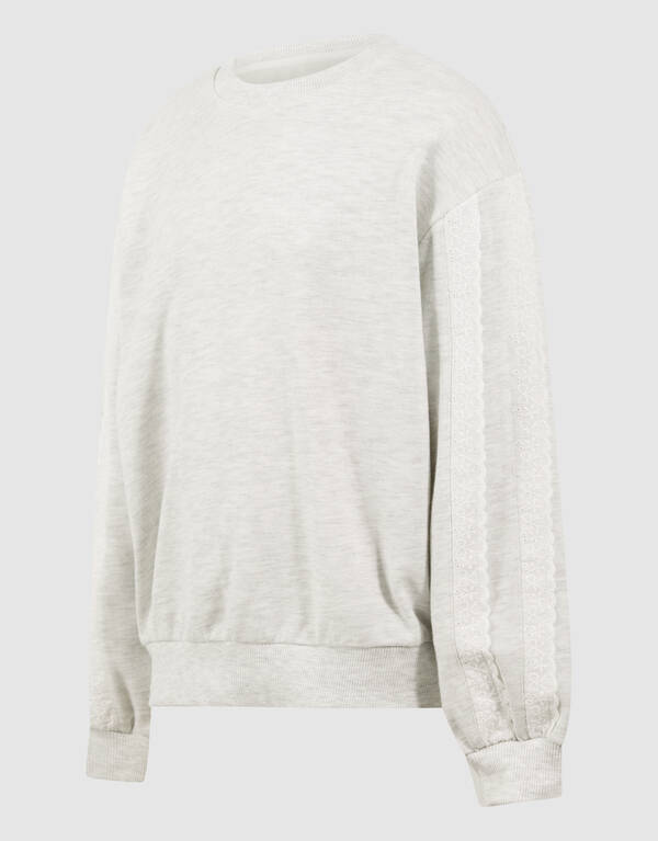 R&uuml;schenpullover Hellgrau SHOEBY GIRLS