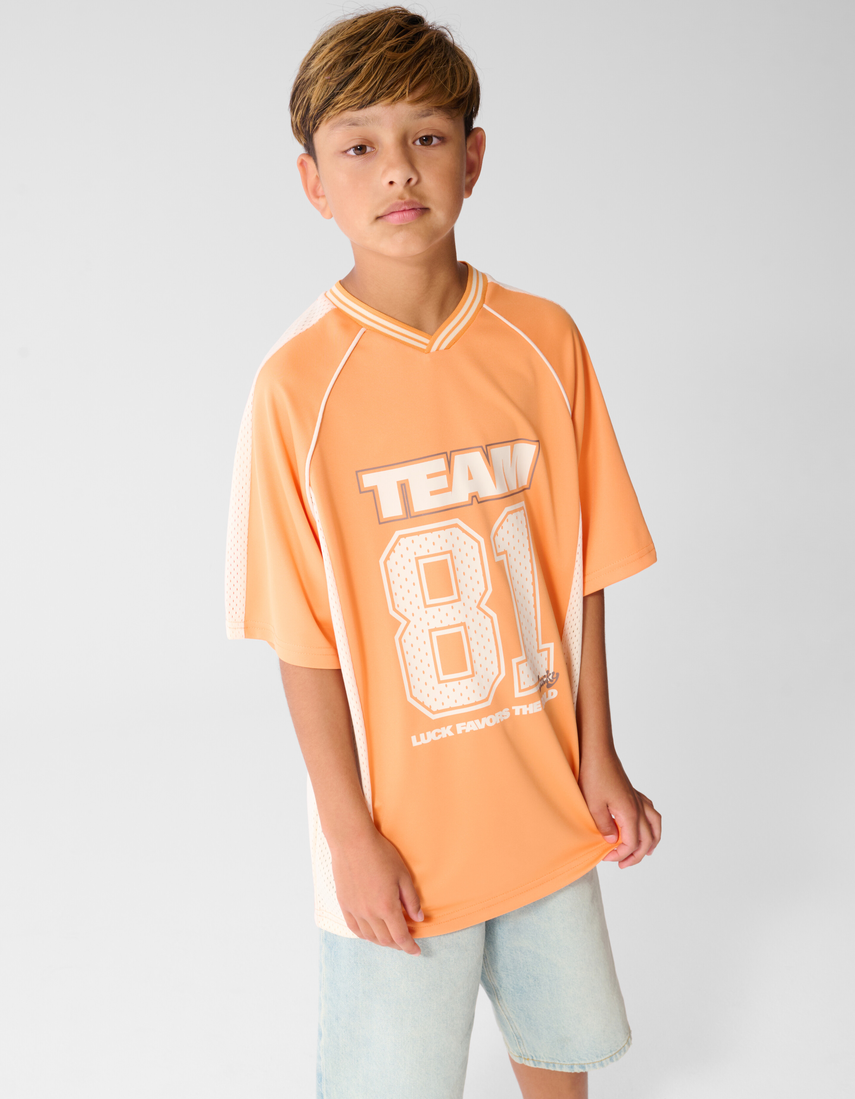 Baseball-T-Shirt Orange SHOEBY BOYS