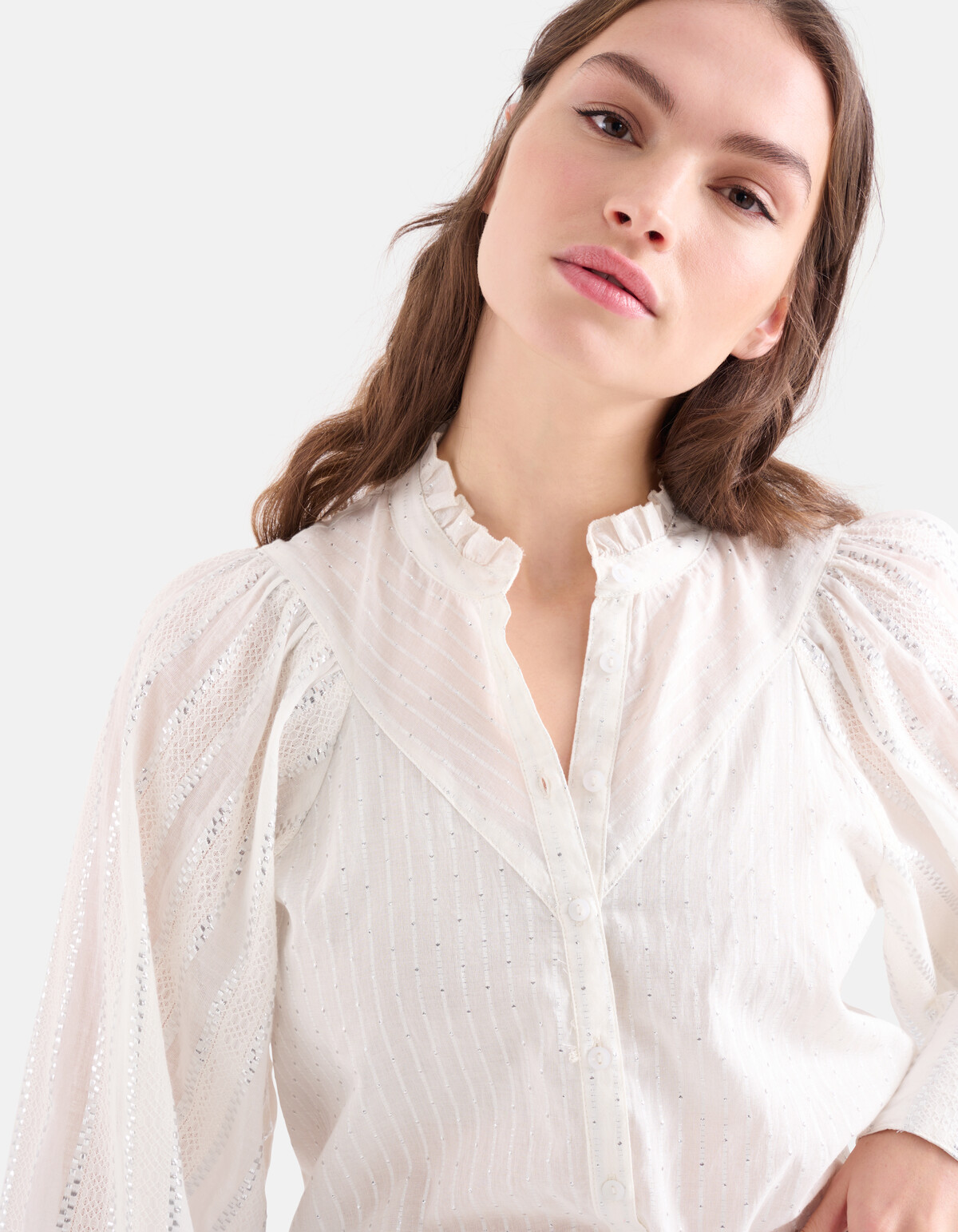 Bluse Lurex Voile Mix SHOEBY WOMEN