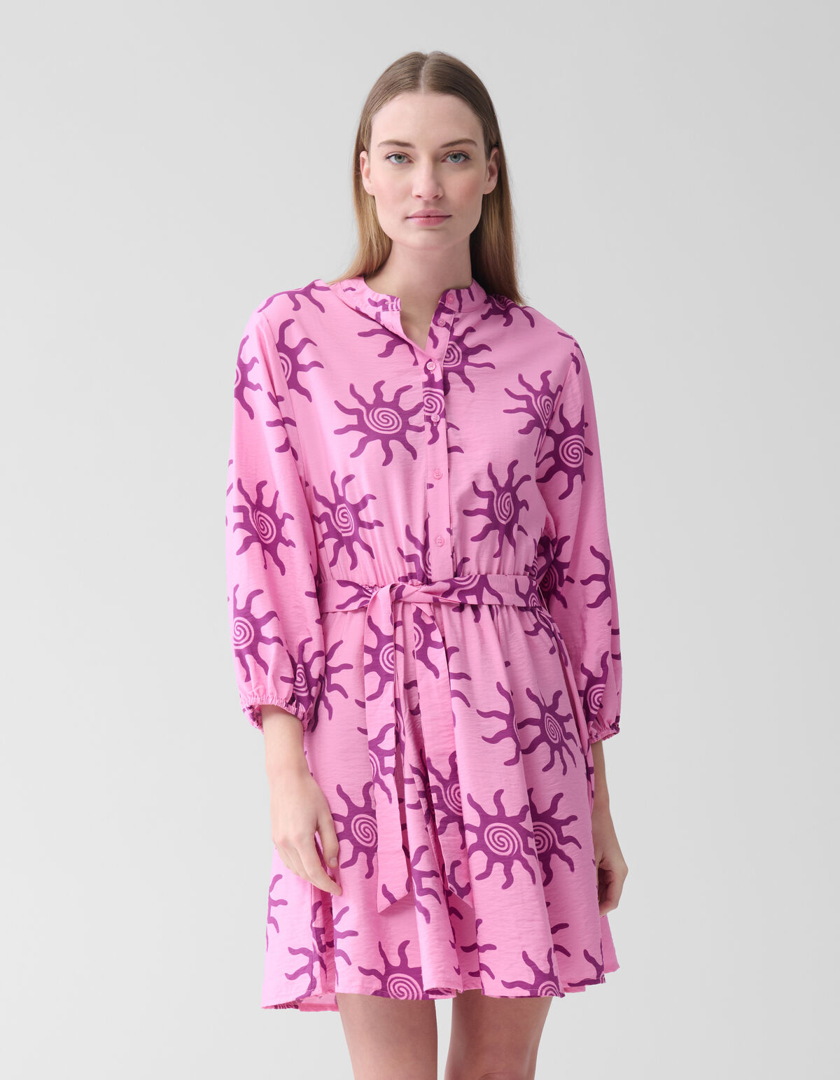 Bedrucktes Minikleid Hellrosa SHOEBY WOMEN