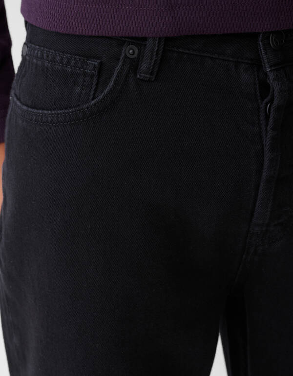 Relaxed Fit Jeans Washed Schwarz SHOEBY MEN