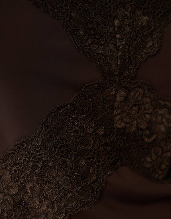 Kanten Body Donkerbruin SHOEBY WOMEN