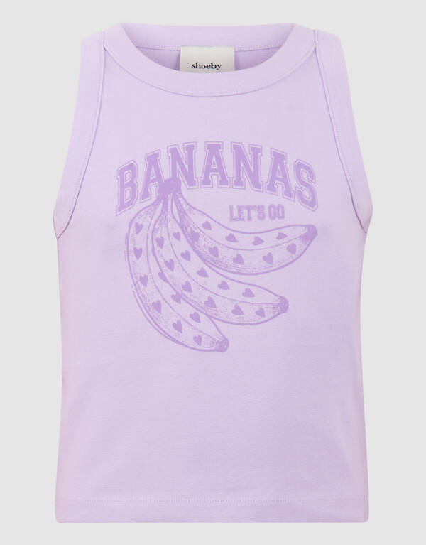Bananen Top Hellviolett SHOEBY GIRLS