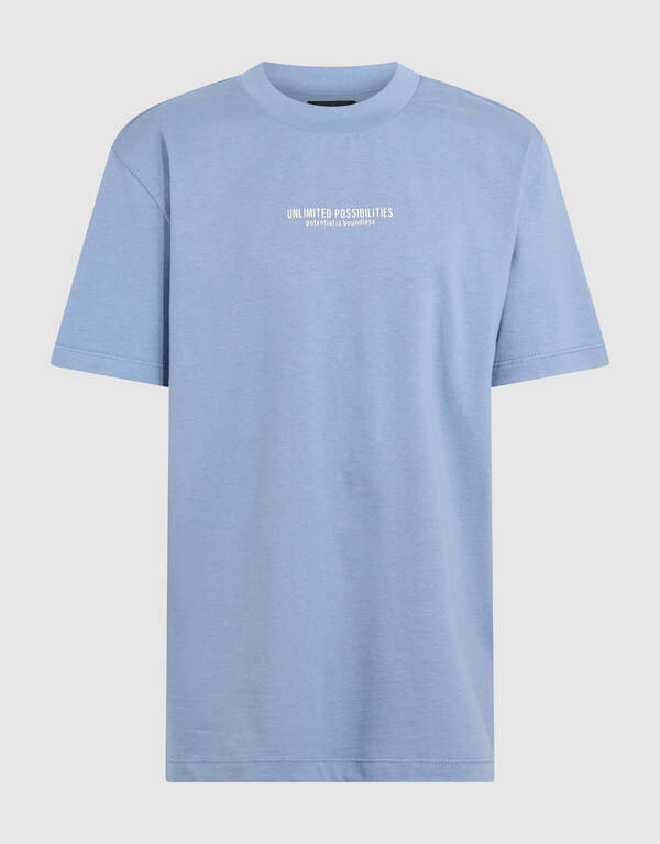 Text Artwork T-shirt Blau SHOEBY BOYS