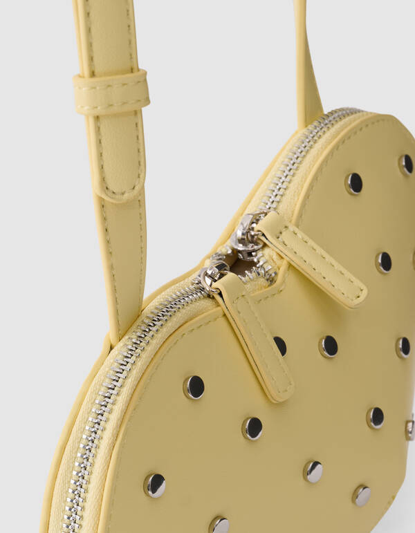 Heart Stud Tasche Hellgelb SHOEBY ACCESSOIRES